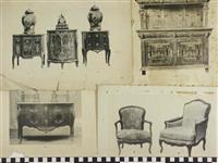 H1986-0002 plaatjes1.jpg; H1986-0002.1; Ontwerptekeningen voor meubels en beeldhouwwerk; ontwerptekening